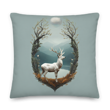 Deer By The Lake Premium Pillow