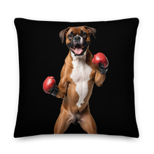 Boxer Boxing Black Premium Pillow