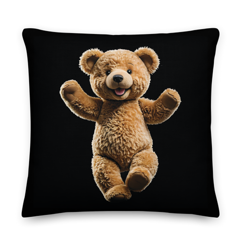 Happy Teddy Bear Premium Pillow