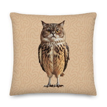 Cat Owl Premium Pillow