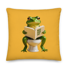 Frog Poop Premium Pillow