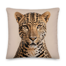 Leopard Potrait Premium Pillow