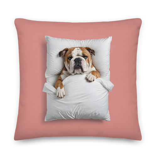 Sleeping Bulldog Premium Pillow