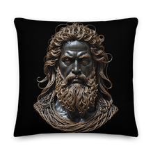 Zeus Copper Wire Sculpture Premium Pillow