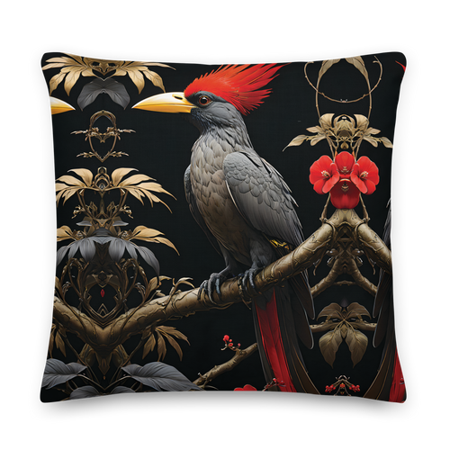 Beauty Tropical Bird Premium Pillow