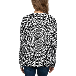 Vertigo Optical Illusion Background Unisex Sweatshirt