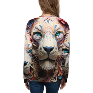 Lion Art All-Over Print Unisex Sweatshirt