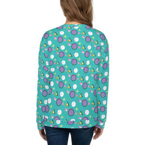 Memphis Colorful Pattern 01 All-Over Print Unisex Sweatshirt