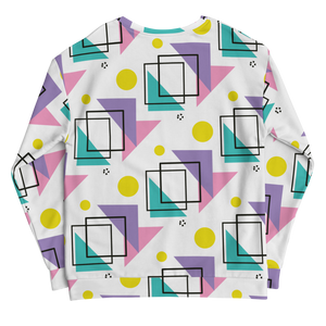 Memphis Colorful Pattern 02 All-Over Print Unisex Sweatshirt