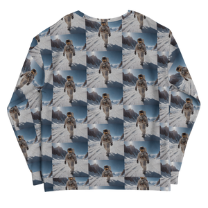 Astronaut Snow Unisex Sweatshirt
