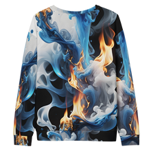 Blue Smoke Fire Unisex Sweatshirt