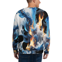 Blue Smoke Fire Unisex Sweatshirt