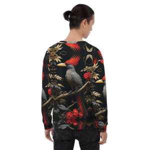 Beauty Tropical Bird All-Over Print Unisex Sweatshirt