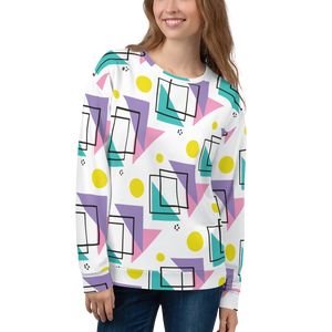 Memphis Colorful Pattern 02 All-Over Print Unisex Sweatshirt
