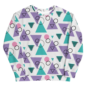 Memphis Colorful Pattern 03 All-Over Print Unisex Sweatshirt