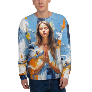 Pray & Forgive Oil Painting Unisex Sweatshirt