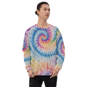 Tie Dye Colorful Unisex Sweatshirt