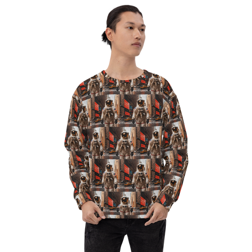 Astronout in the City Unisex Sweatshirt