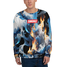 Blue Smoke Fire Unisex Sweatshirt