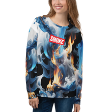 Blue Smoke Fire Unisex Sweatshirt