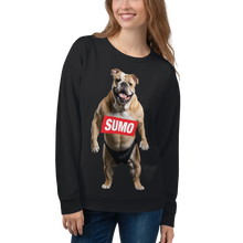 Sumo Bulldog Black Unisex Sweatshirt