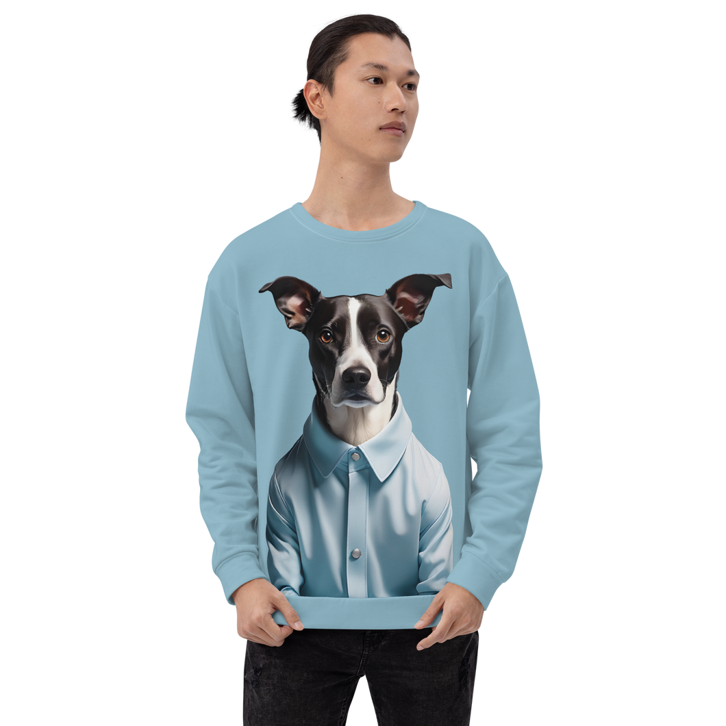 Sad Dog Blue Unisex Sweatshirt