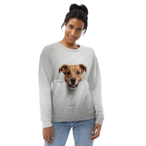 Smile Dog Peep Unisex Sweatshirt