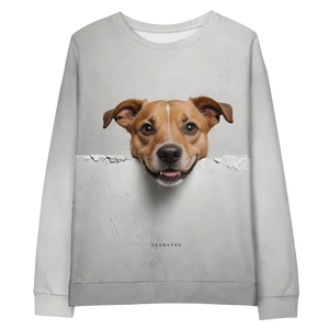 Smile Dog Peep Unisex Sweatshirt