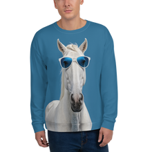 Cool Blue Horse Unisex Sweatshirt