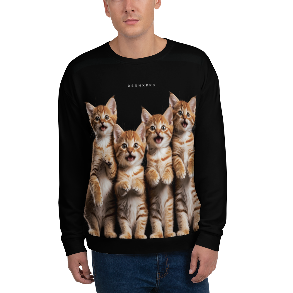 Four Cute Cats Unisex Sweatshirt