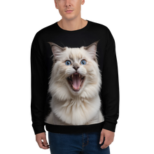 Angry Ragdoll Kitten All-Over Print Unisex Sweatshirt