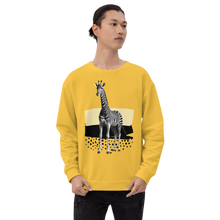 Giraffe Zebra Skin All-Over Print Unisex Sweatshirt