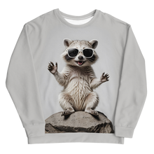 Hello Racoon All-Over Print Unisex Sweatshirt