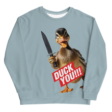 Duck You All-Over Print Unisex Sweatshirt