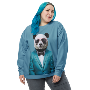 Funky Panda All-Over Print Unisex Sweatshirt