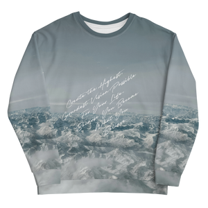 You Become What You Believe All-Over Print Unisex Sweatshirt