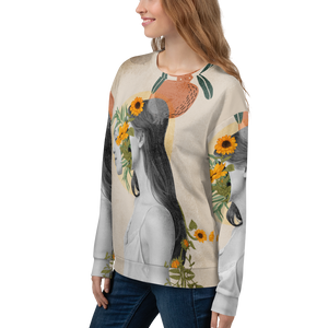 Beautiful Vintage Collage Art Unisex Sweatshirt