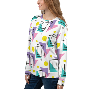 Memphis Colorful Pattern 02 All-Over Print Unisex Sweatshirt