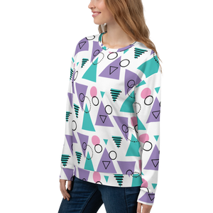 Memphis Colorful Pattern 03 All-Over Print Unisex Sweatshirt