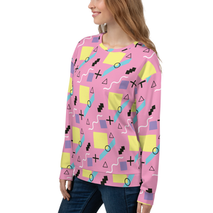 Memphis Colorful Pattern 04 All-Over Print Unisex Sweatshirt