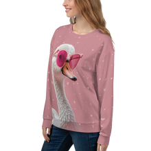 Cute Pink Swan Unisex Sweatshirt