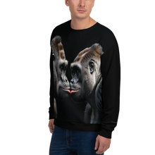 Gorilla Kissing Unisex Sweatshirt