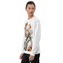 Oriental Lady with Orange and Bird All-Over Print Unisex Sweatshirt