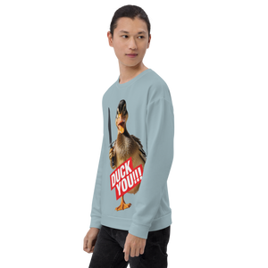 Duck You All-Over Print Unisex Sweatshirt