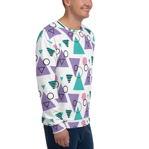 Memphis Colorful Pattern 03 All-Over Print Unisex Sweatshirt