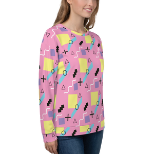 Memphis Colorful Pattern 04 All-Over Print Unisex Sweatshirt