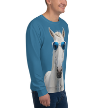 Cool Blue Horse Unisex Sweatshirt