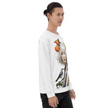 Oriental Lady with Orange and Bird All-Over Print Unisex Sweatshirt