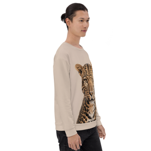 Leopard Potrait All-Over Print Unisex Sweatshirt