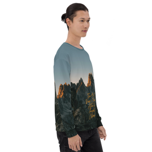 The Best View Comes All-Over Print Unisex Sweatshirt